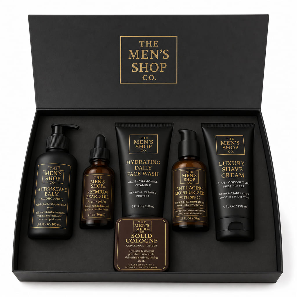 The Daily Ritual Gift Box | Complete Men's Grooming Set